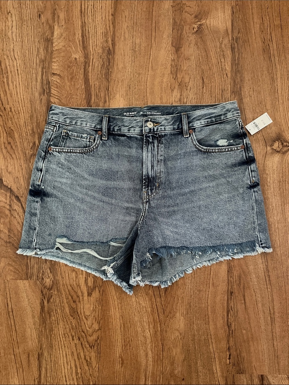NWT Old Navy High Rise OG Straight Denim Shorts